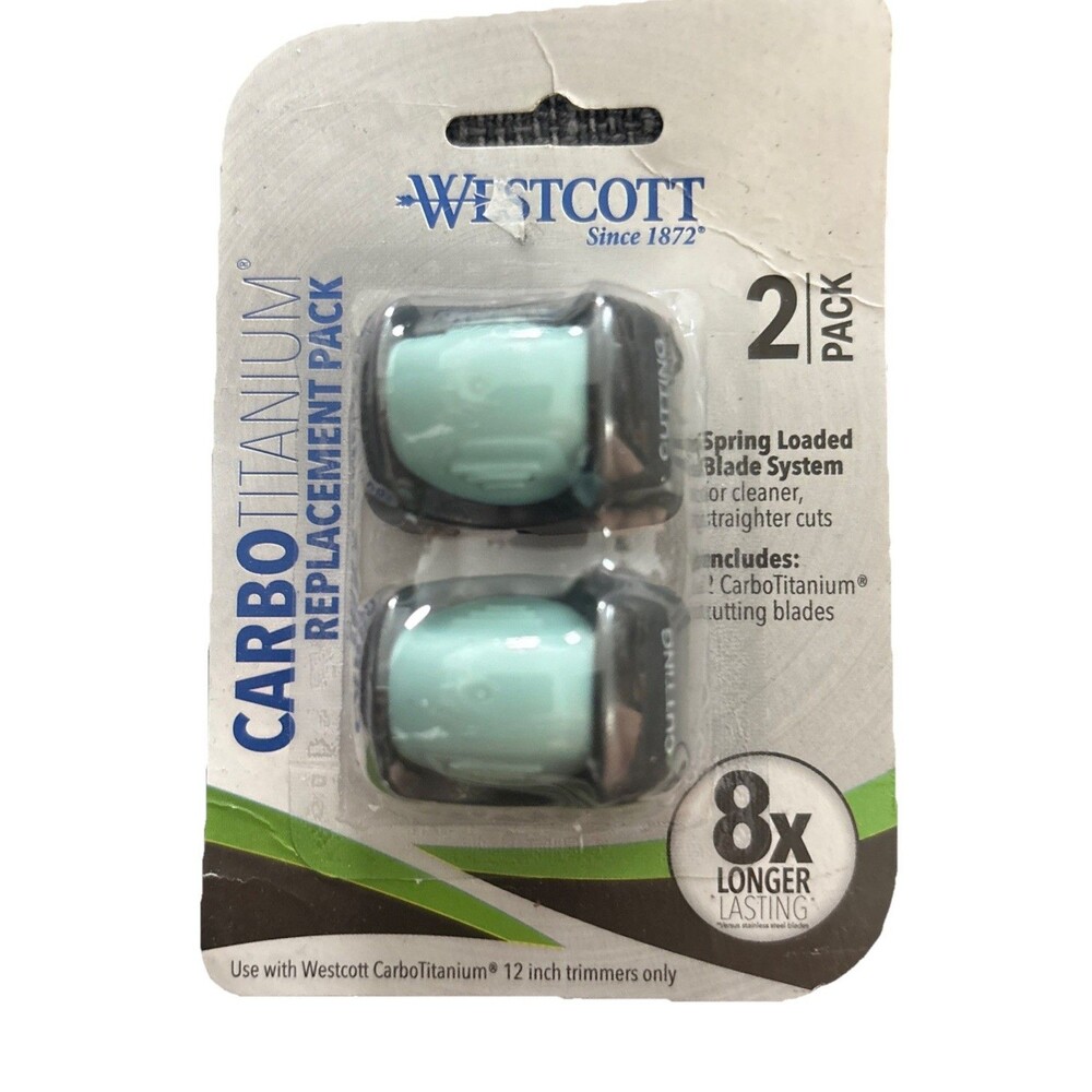 Westcott Carbo Titanium Replacement Blades 12" Trimmers Only 2  pack (DGT183)